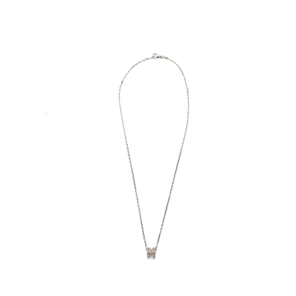 HERMES MINI POP H PENDANT MARRON GLACE SHW