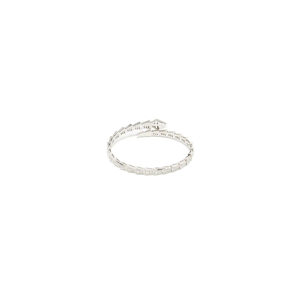 BVLGARI SERPENTI VIPER BRACELET WHITE GOLD, DIAMONDS