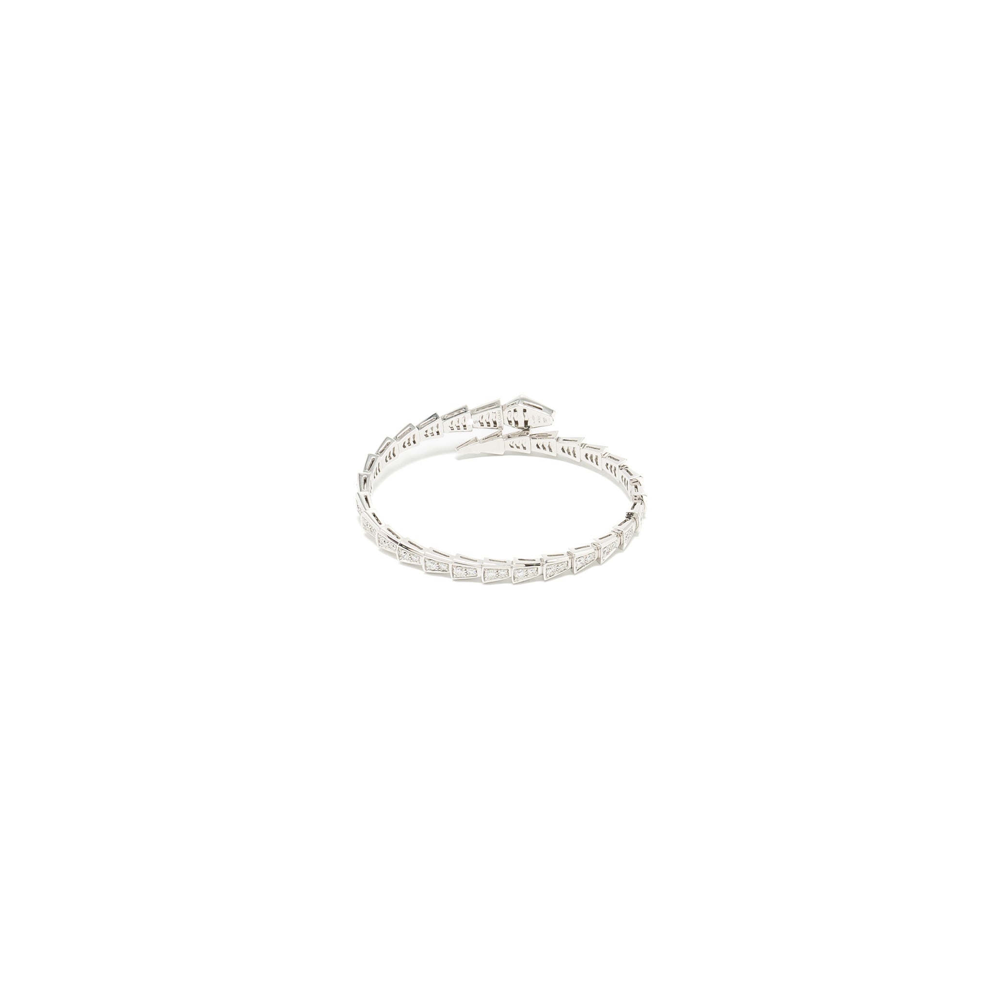 BVLGARI SERPENTI VIPER BRACELET WHITE GOLD, DIAMONDS