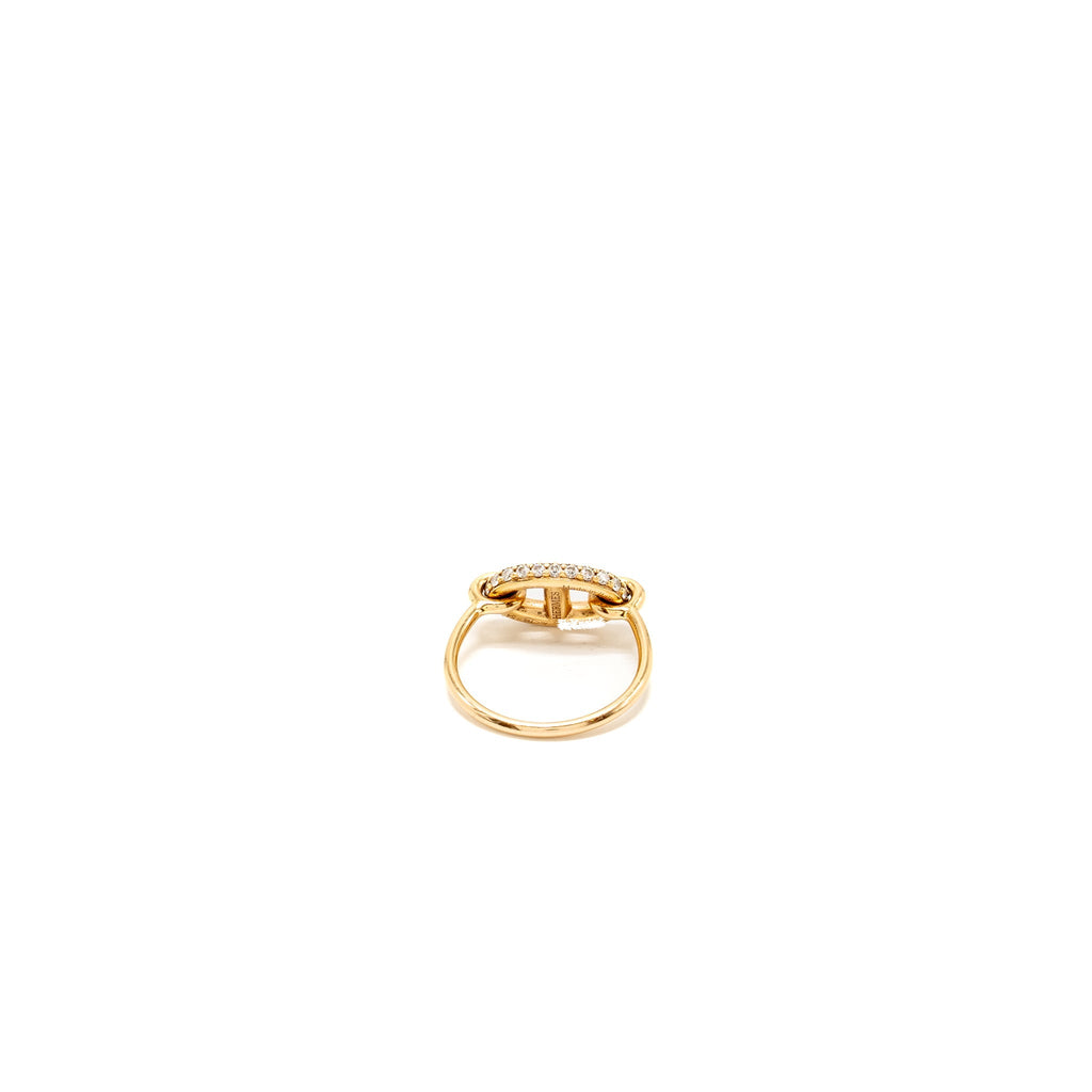 HERMES FARANDOLE RING ROSE GOLD, DIAMONDS
