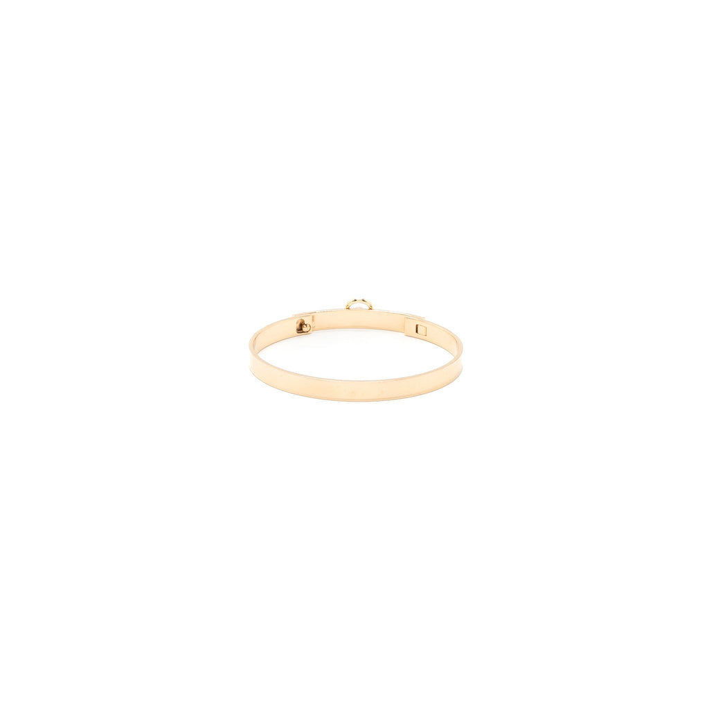 HERMES COLLIER DE CHIEN BRACELET ROSE GOLD DIAMONDS