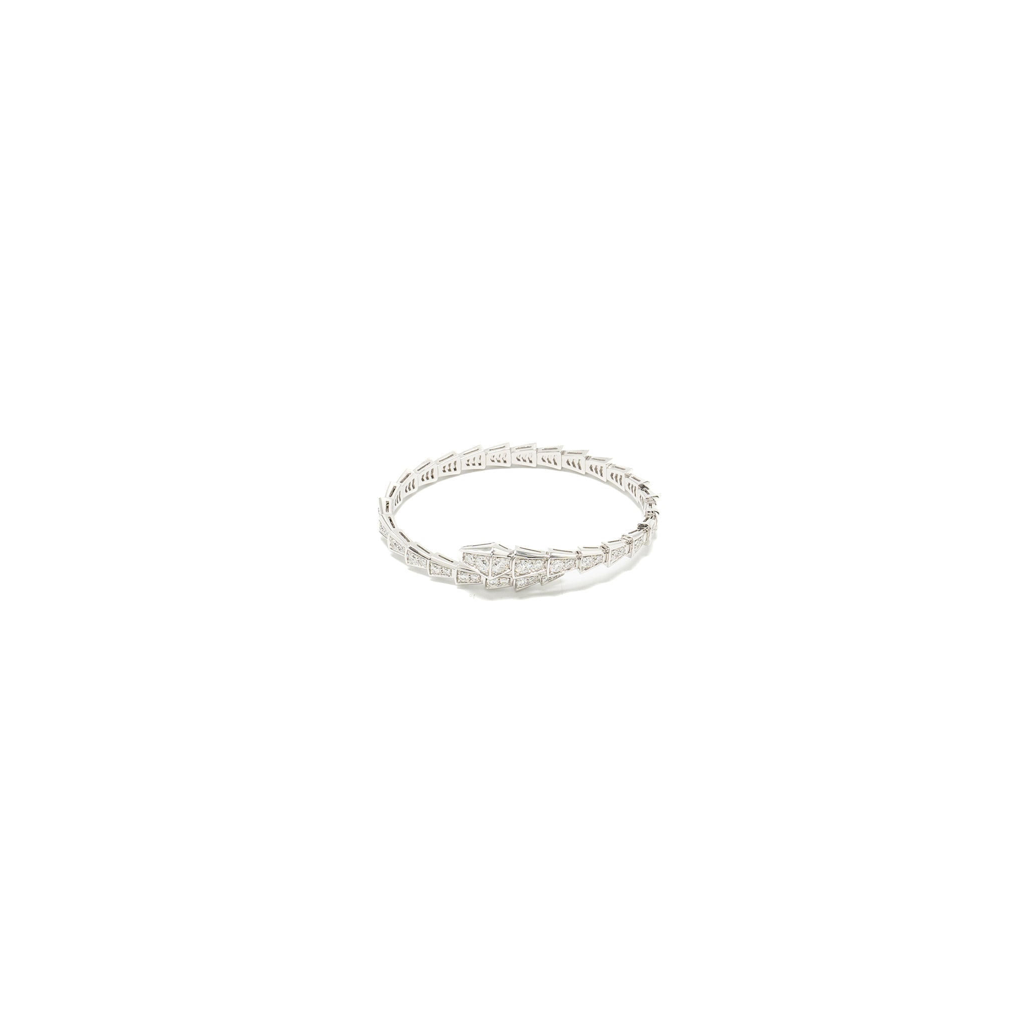 BVLGARI SERPENTI VIPER BRACELET WHITE GOLD, DIAMONDS