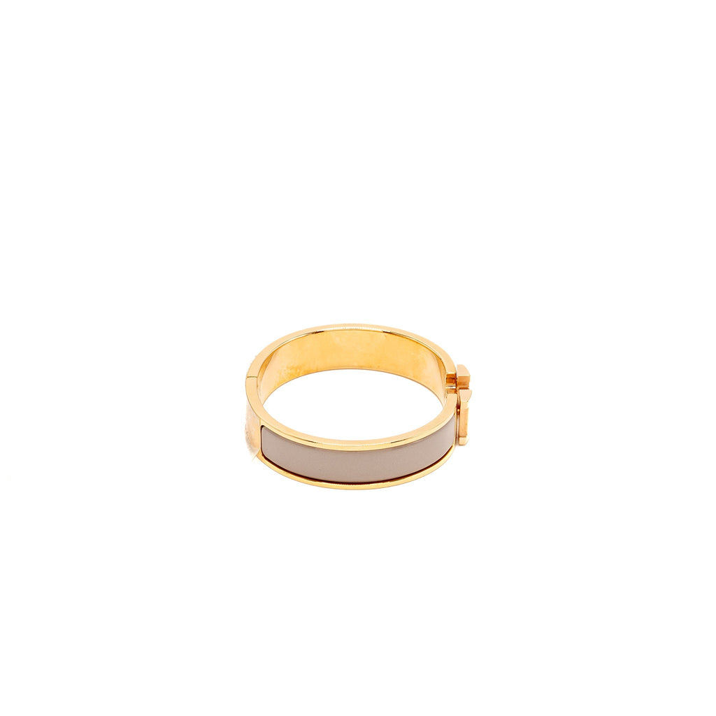 HERMES CLIC H BRACELET MARRON GLANCE RGHW