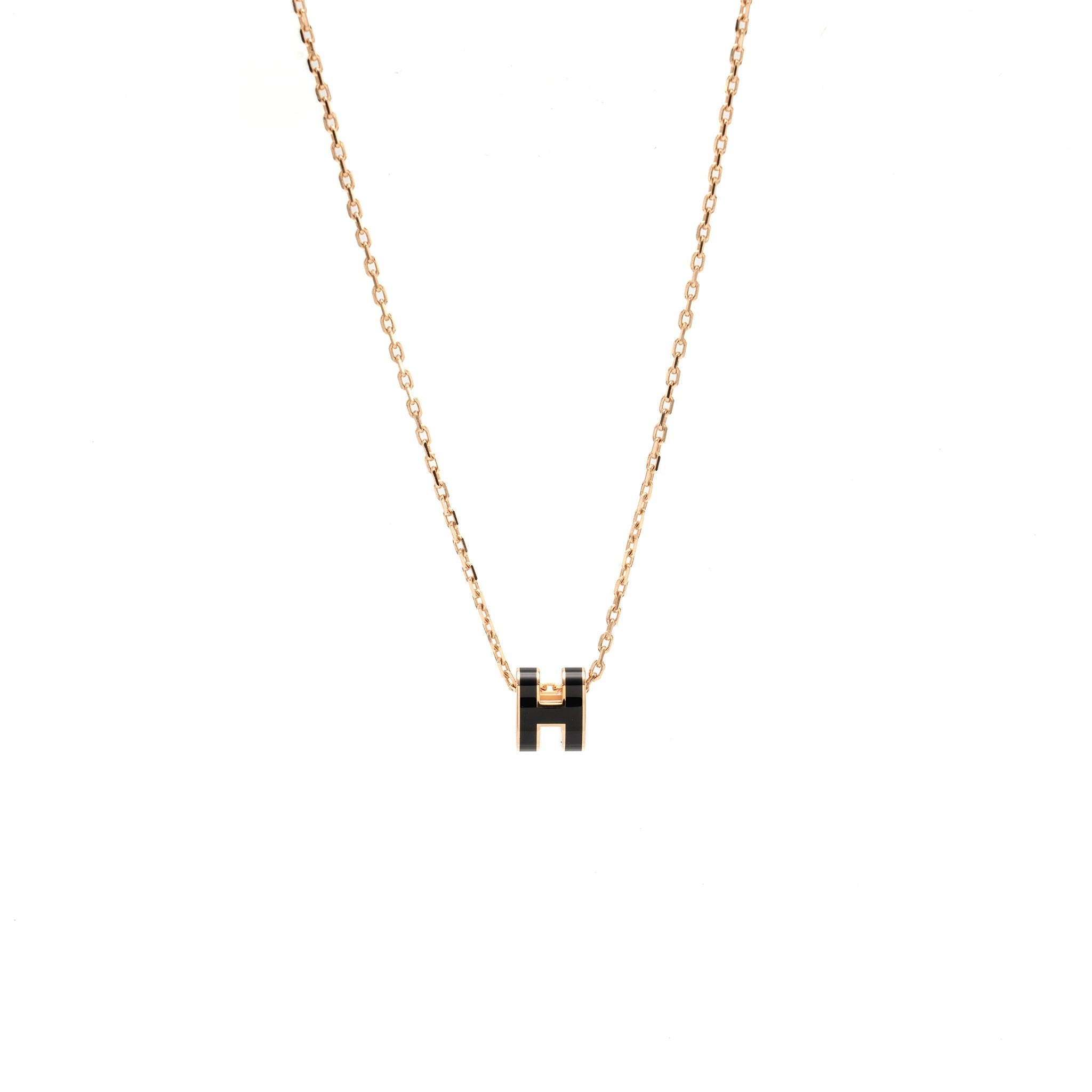 HERMES MINI POP H PENDANT BLACK RGHW