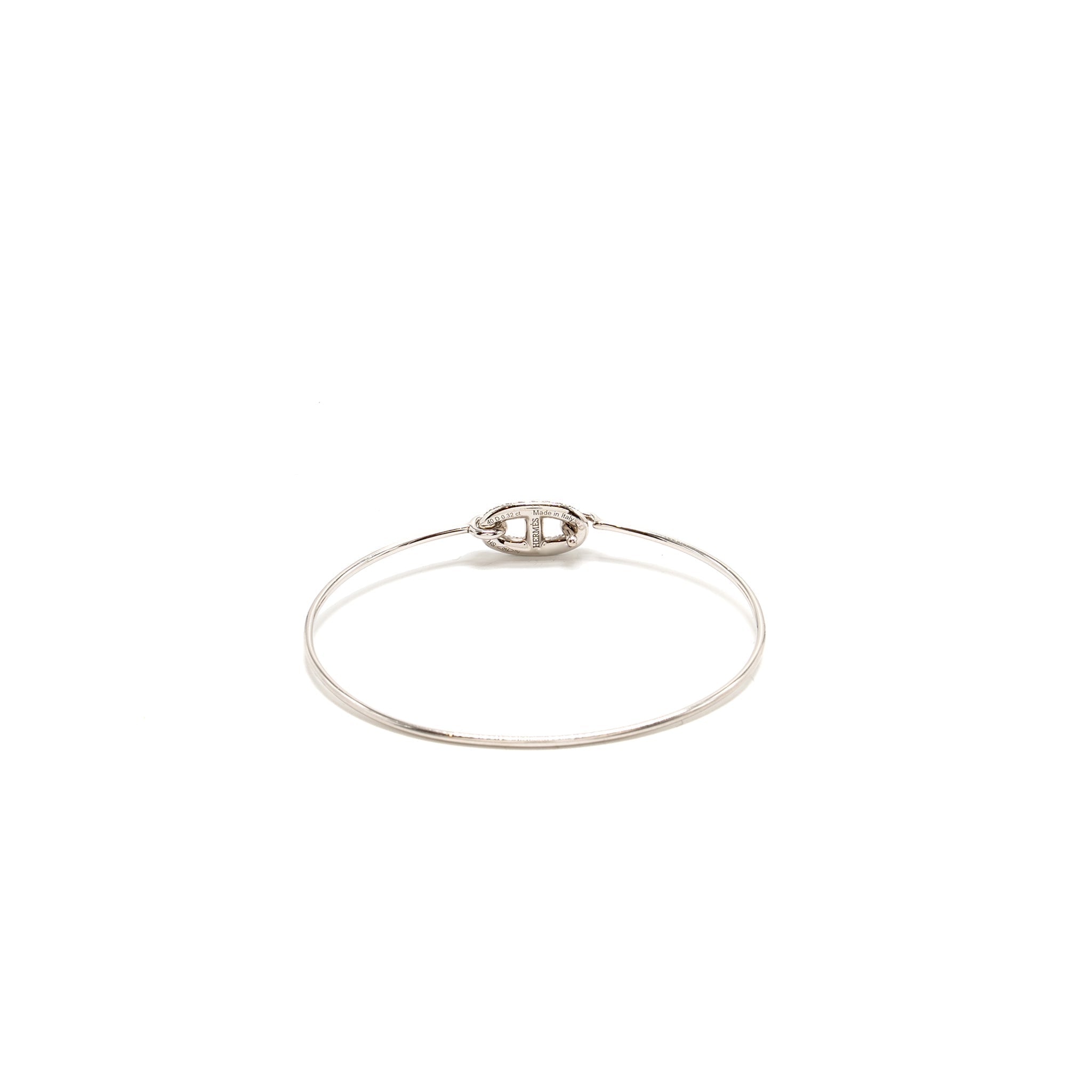HERMES CHAINE D’ANCRE WHITE GOLD WITH DIAMONDS