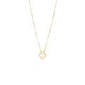 VAN CLEEF&ARPELS VINTAGE ALHAMBRA PENDANT ROSE GOLD, WHITE MOTHER OF PEARL