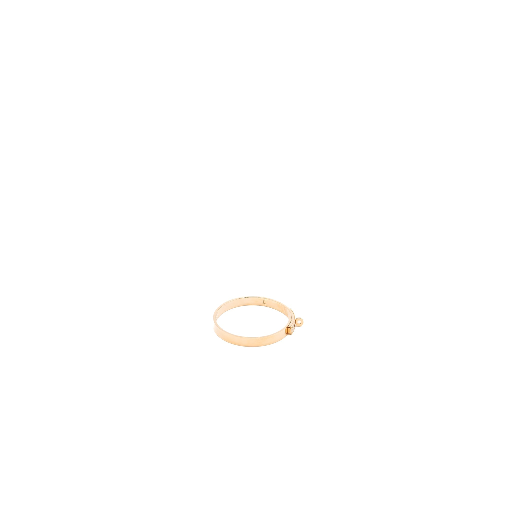 HERMES KELLY BRACELET ROSE GOLD WITH DIAMONDS