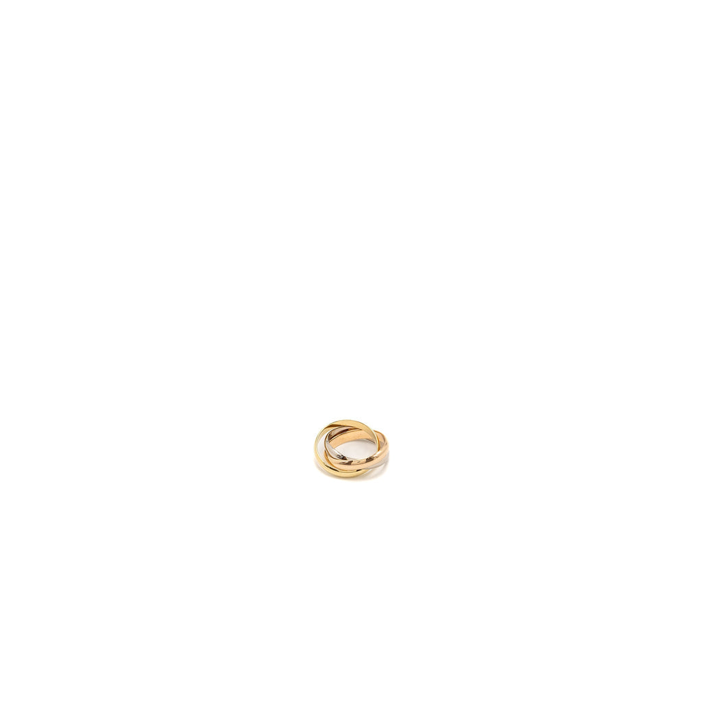 CARTIER TRINITY RINGS WHITE/ROSE/YELLOW GOLD