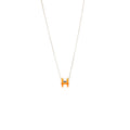 HERMES POP H PENDANT ORANGE SOIE SHW