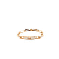 HERMES KELLY CHAINE BRACELET ROSE GOLD, DIAMONDS