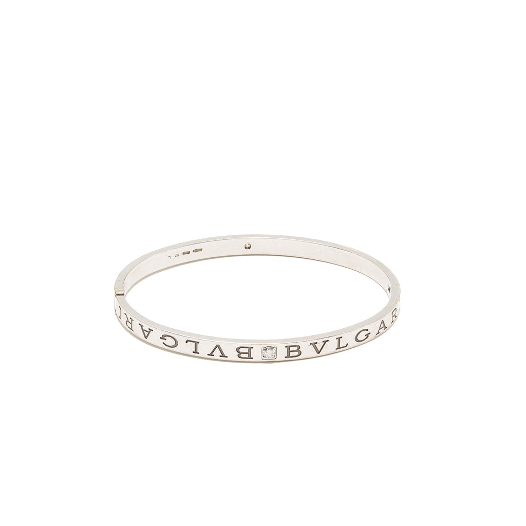 BVLGARI BRACELET BVLGARI BVLGARI ESSENTIAL WHITE GOLD WITH DIAMONDS