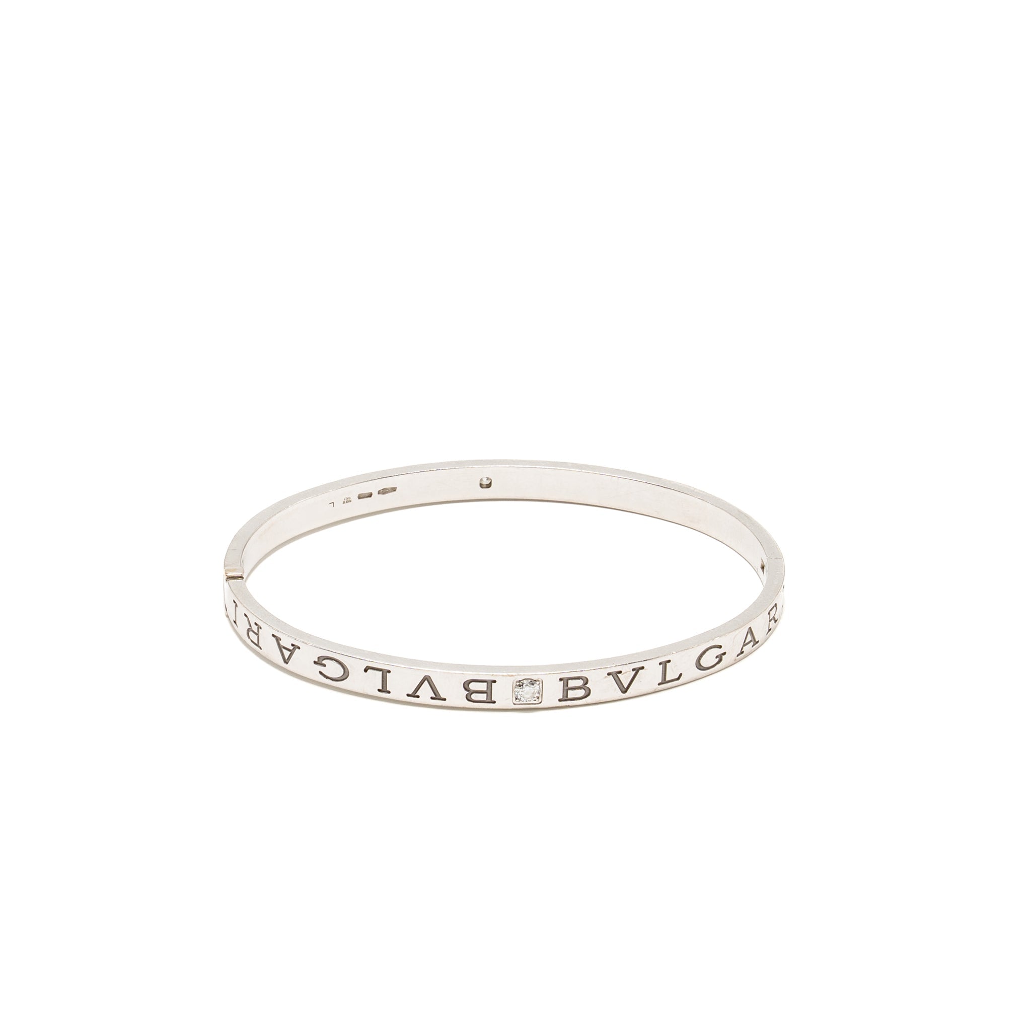BVLGARI BRACELET BVLGARI BVLGARI ESSENTIAL WHITE GOLD WITH DIAMONDS