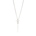HERMES EVER CHAINE D’ANCRE LARIAT NECKLACE WHITE GOLD,DIAMONDS