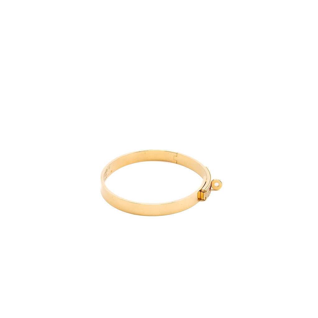 HERMES KELLY BRACELET ROSE GOLD DIAMONDS