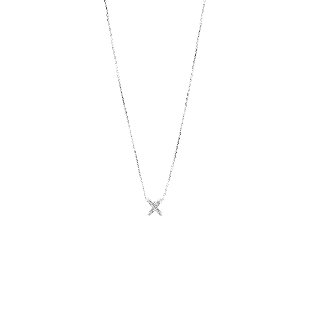 CHAUMET JEUX DE LINES PENDANT 18K WHITE GOLD / DIAMONDS