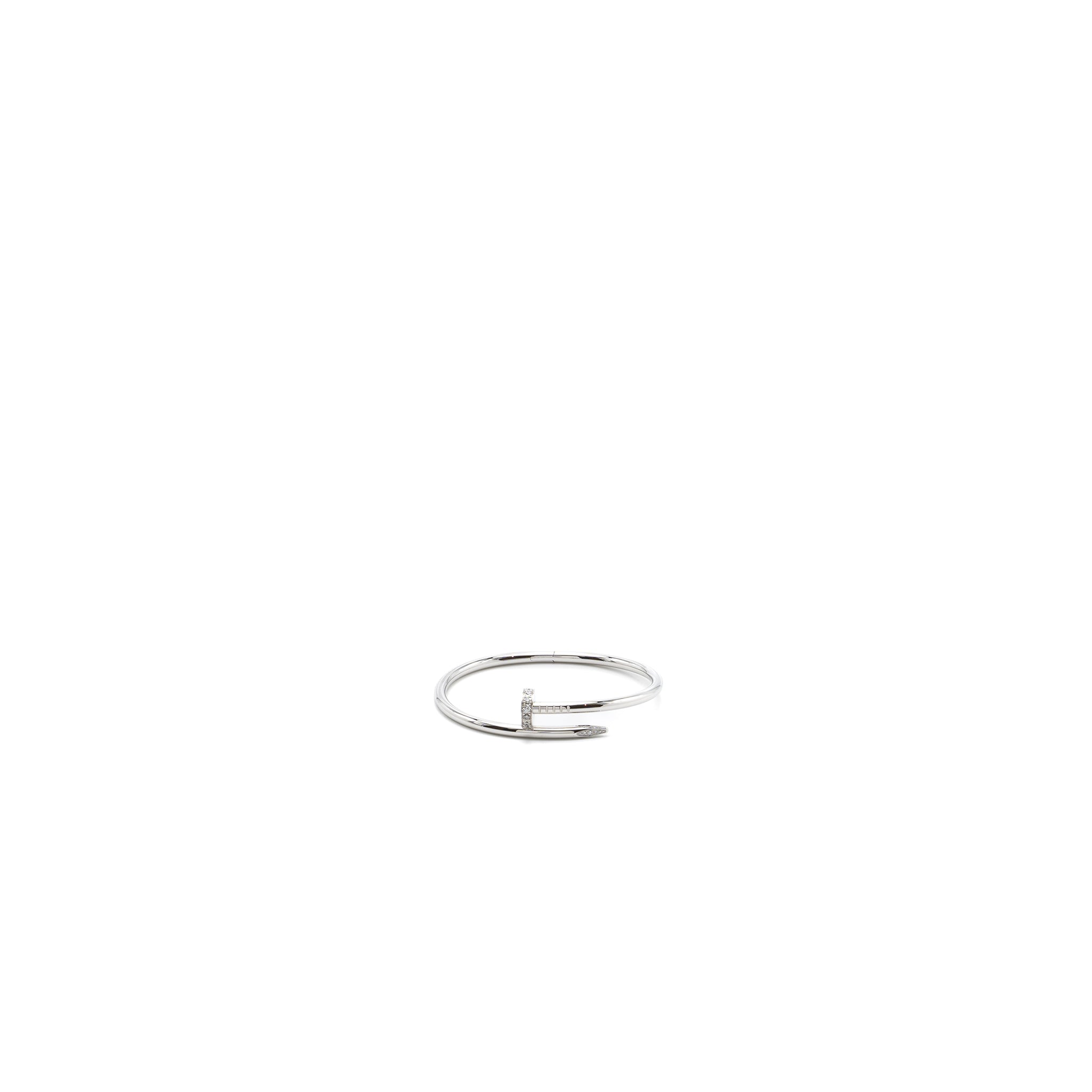 CARTIER JUSTE UN CLOU BRACELET WHITE GOLD, DIAMONDS