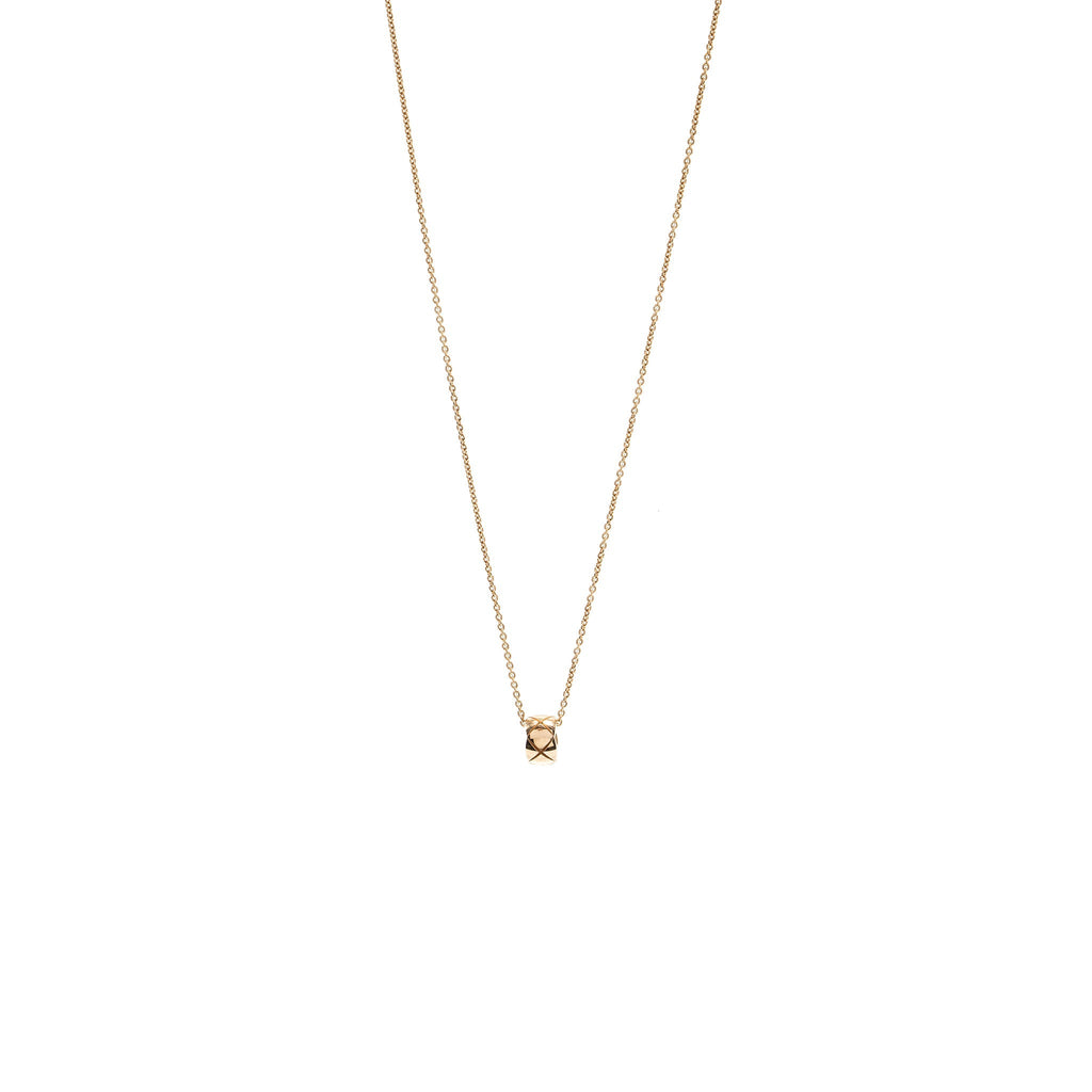 CHANEL COCO CRUSH NECKLACE 18K BEIGE GOLD