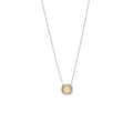 TIFFANY ONE CUSHION DIAMONDS PENDANT PLATINUM/GOLD 0.88CT, FI YELLOW COLOUR VS2