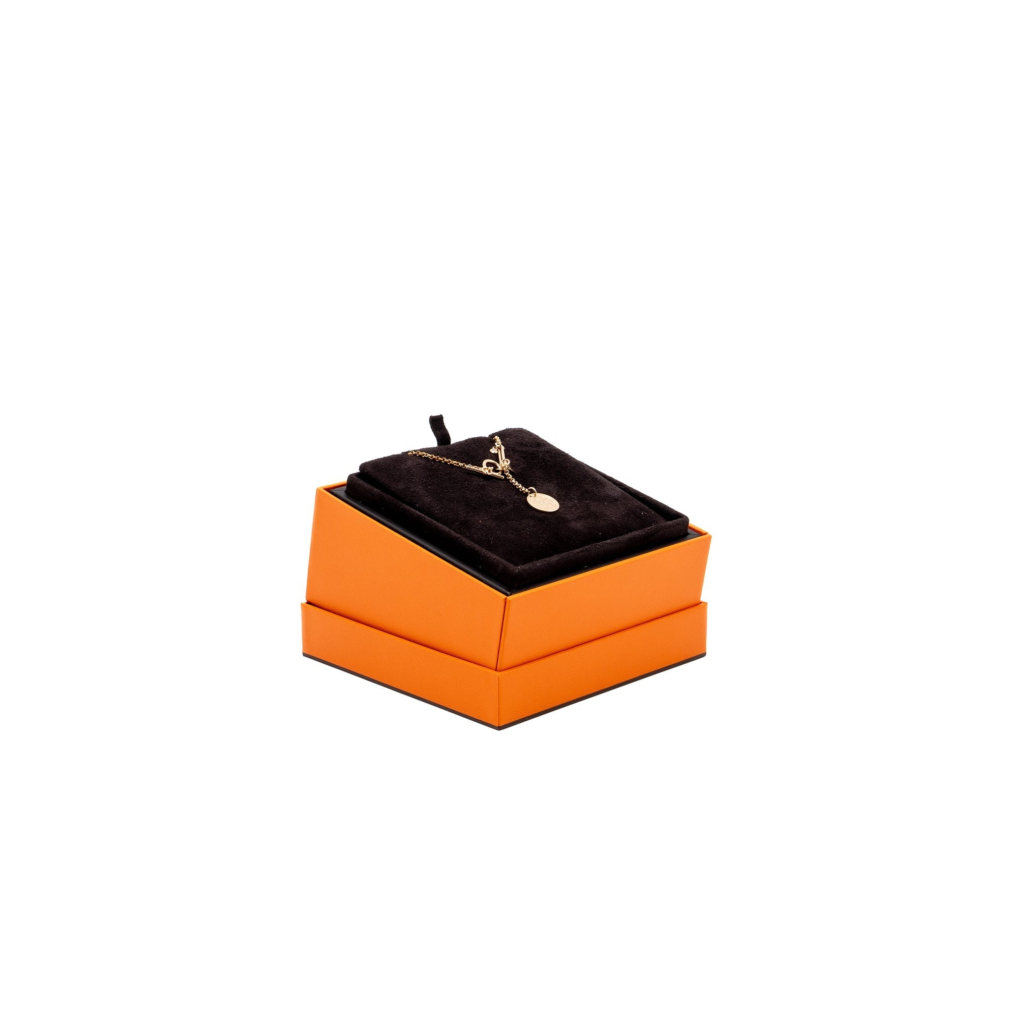 HERMES EX-LIBRIS PENDANT ROSE GOLD