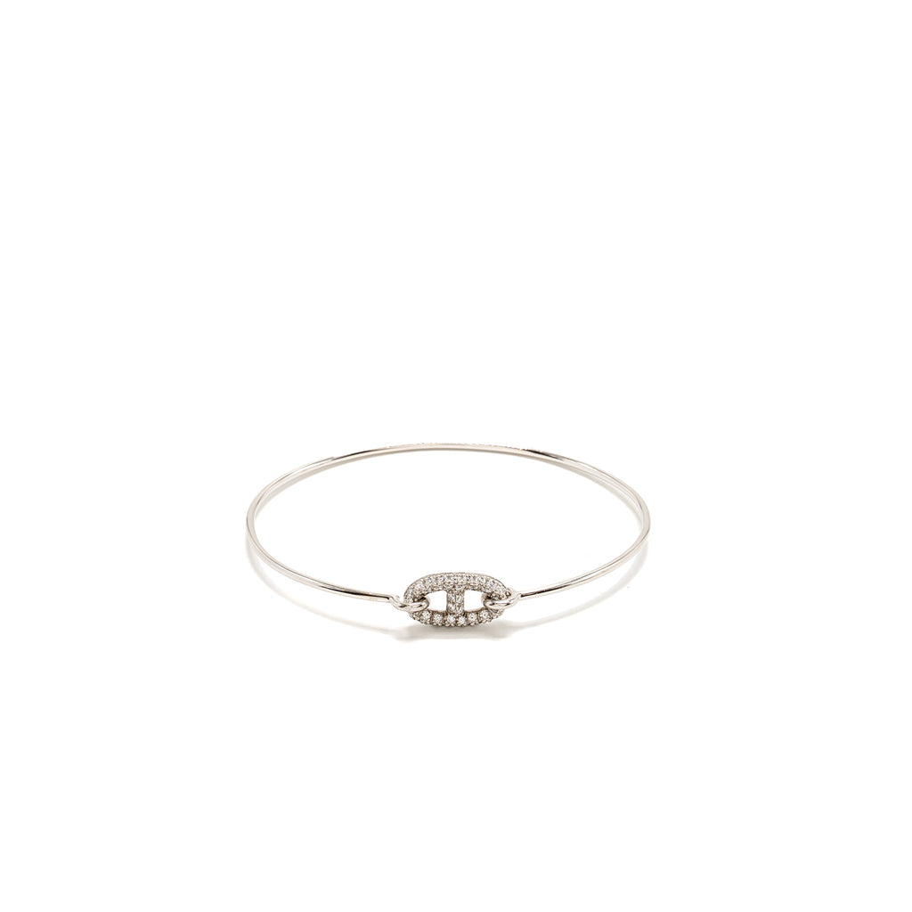 HERMES CHAINE D’ANCRE WHITE GOLD WITH DIAMONDS