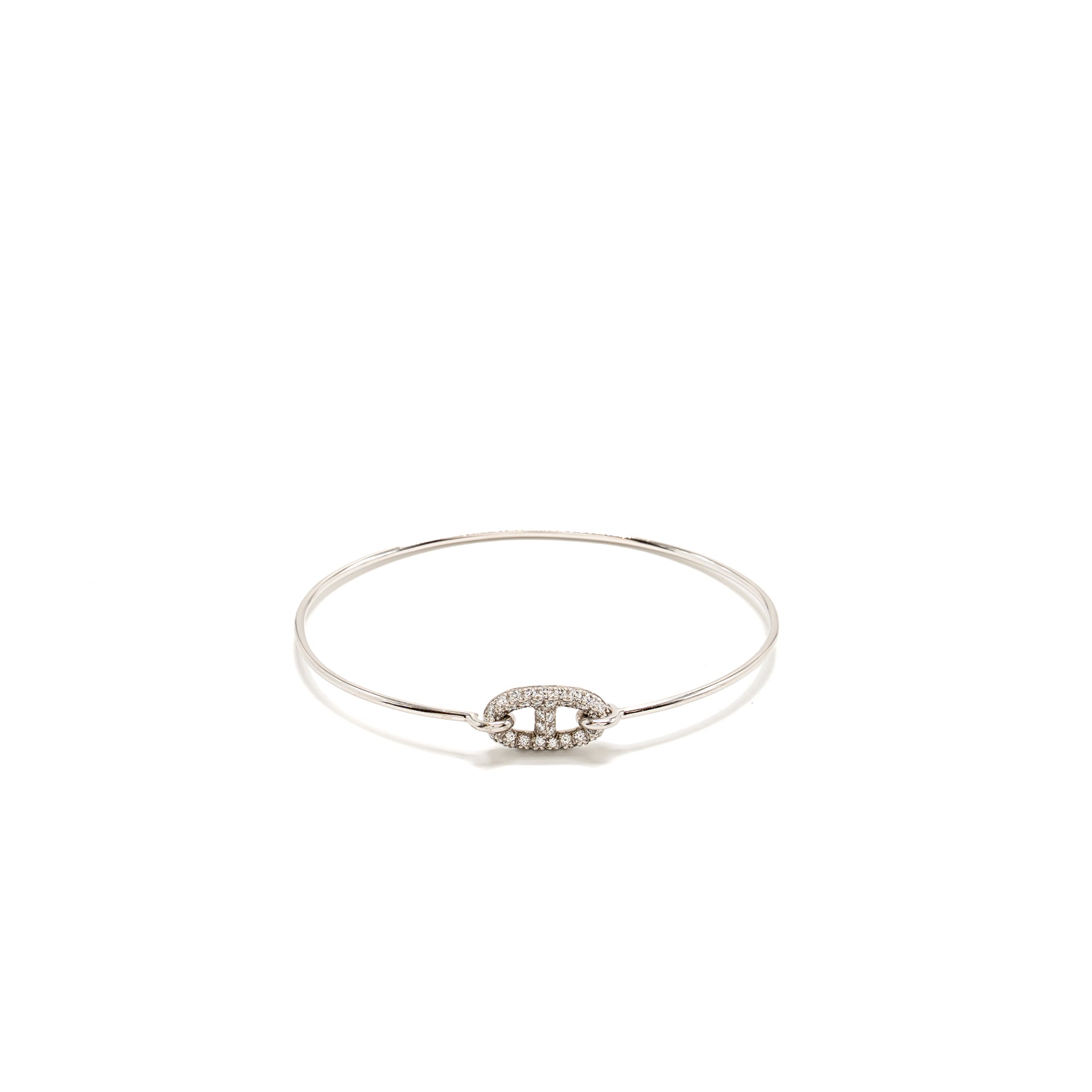 HERMES CHAINE D’ANCRE WHITE GOLD WITH DIAMONDS