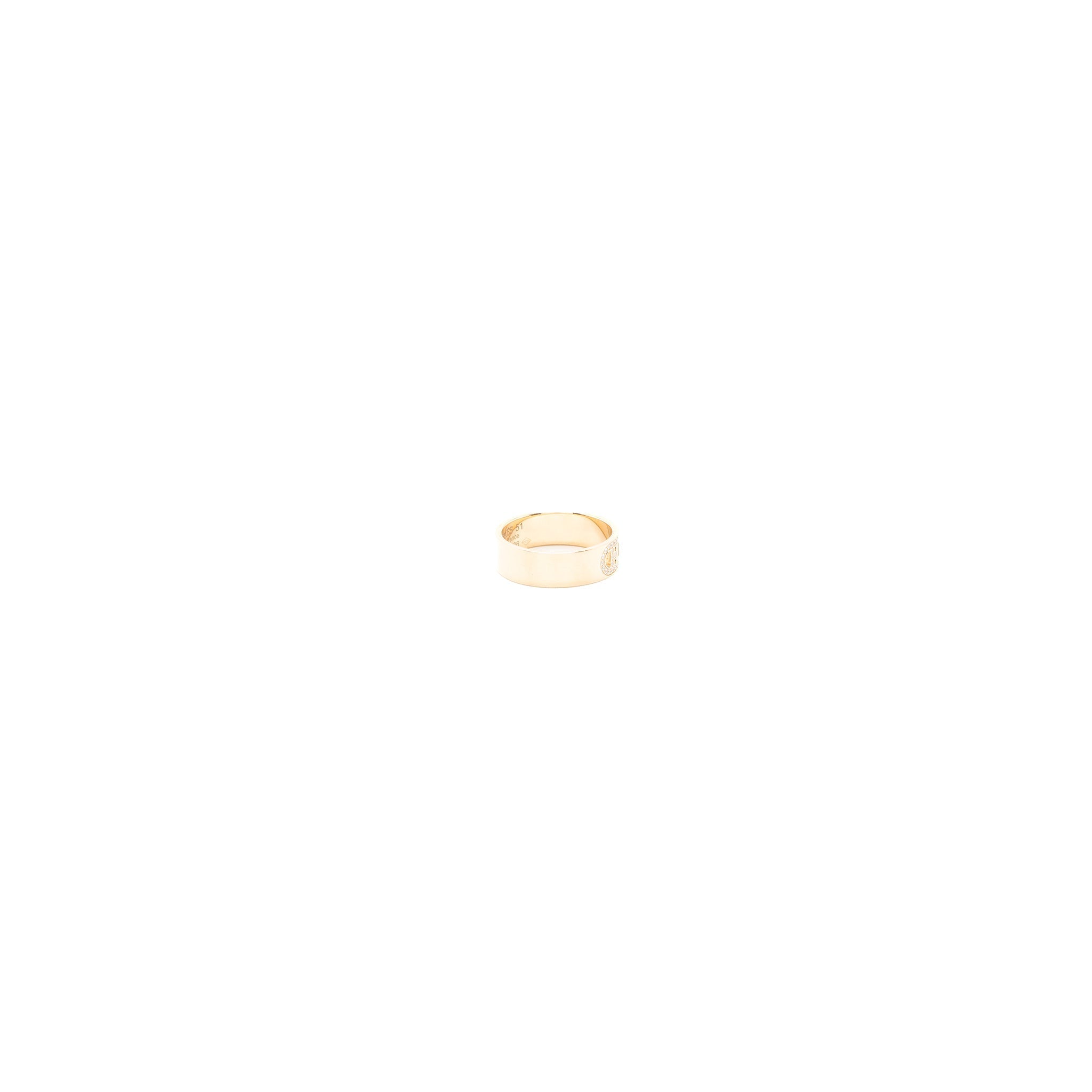 HERMES H D’ANCRE RING ROSE GOLD WITH DIAMONDS