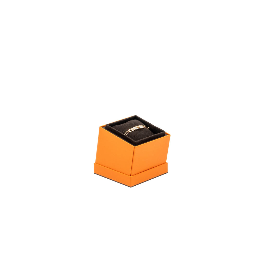 HERMES KELLY CHAINE BRACELET ROSE GOLD, DIAMONDS