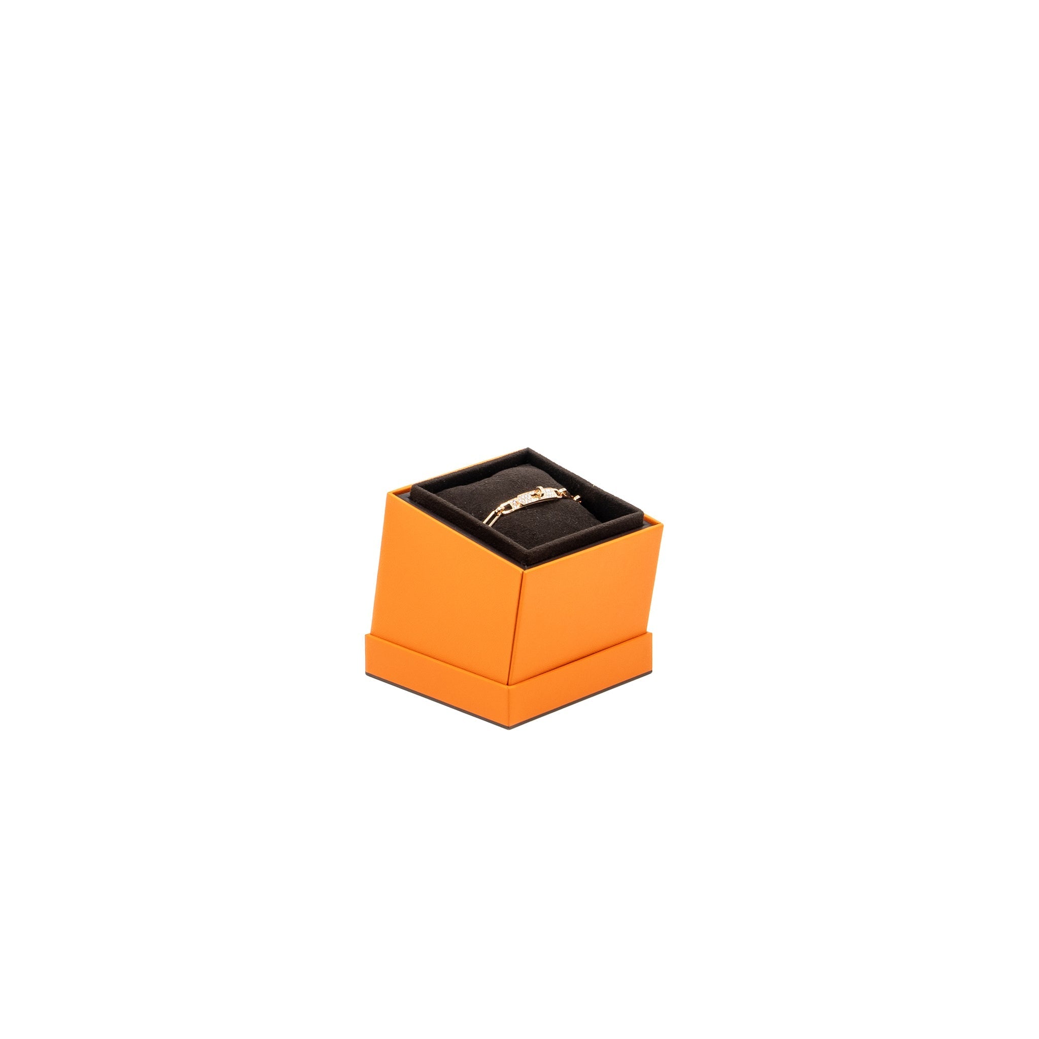 HERMES KELLY CHAINE BRACELET ROSE GOLD, DIAMONDS