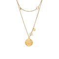 HERMES LONG EX LIBRIS GM PENDANT ROSE GOLD WITH DIAMOND