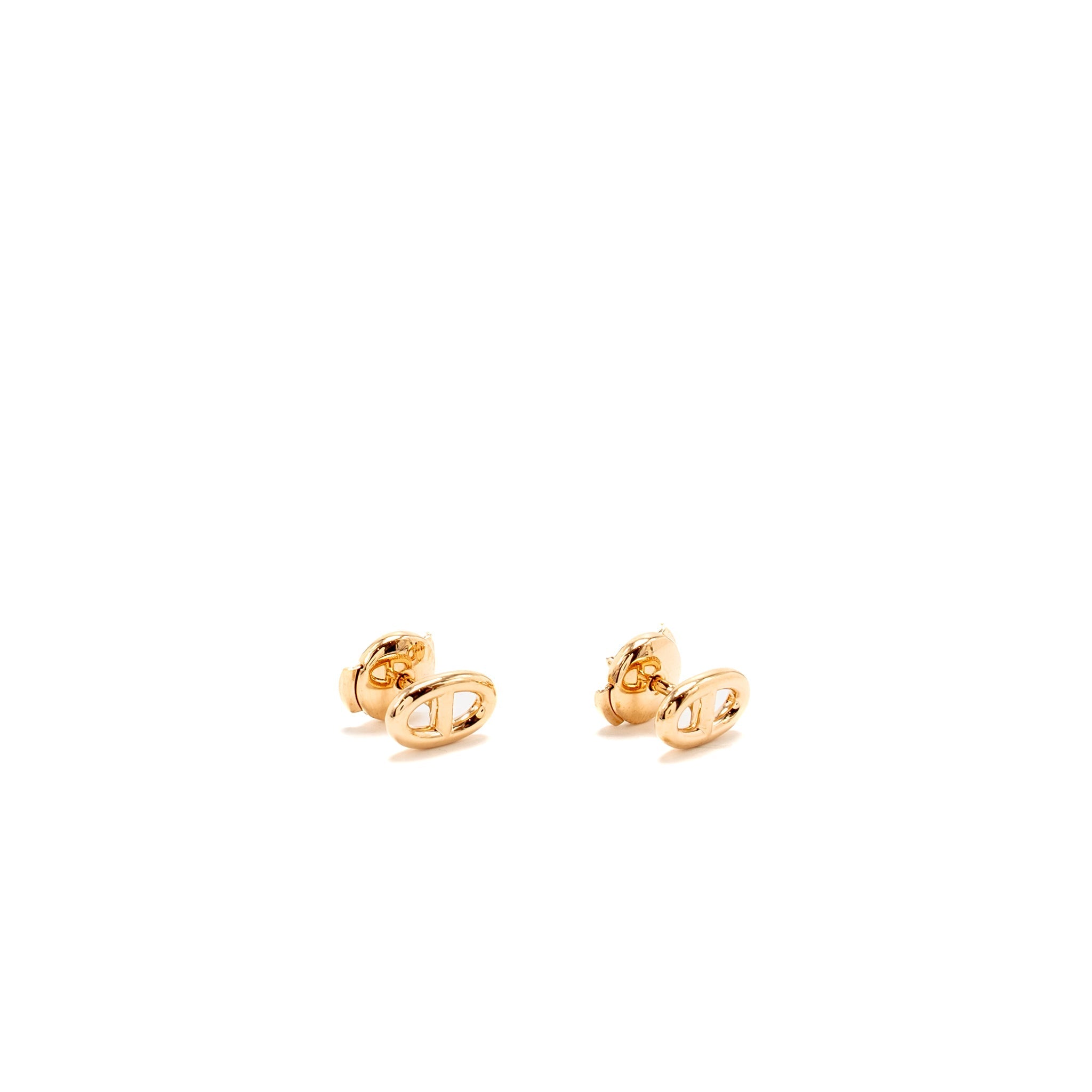 HERMES FARANDOLE EARRINGS ROSE GOLD