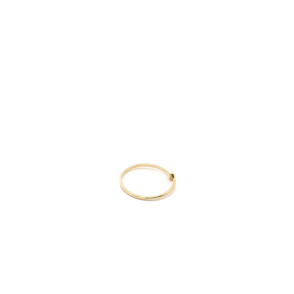 TIFFANY T1 NARROW HINGED BANGLE 18K GOLD