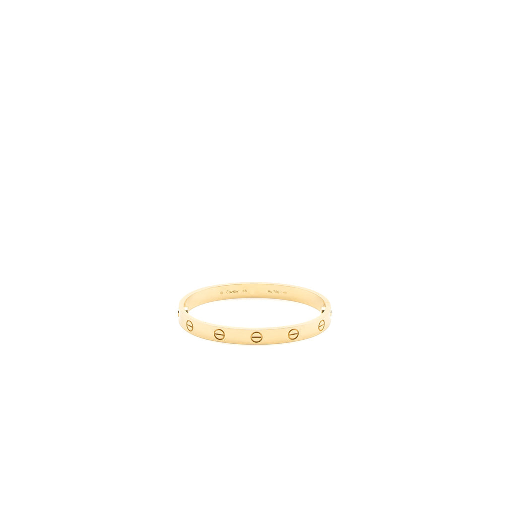 CARTIER LOVE BRACELET YELLOW GOLD