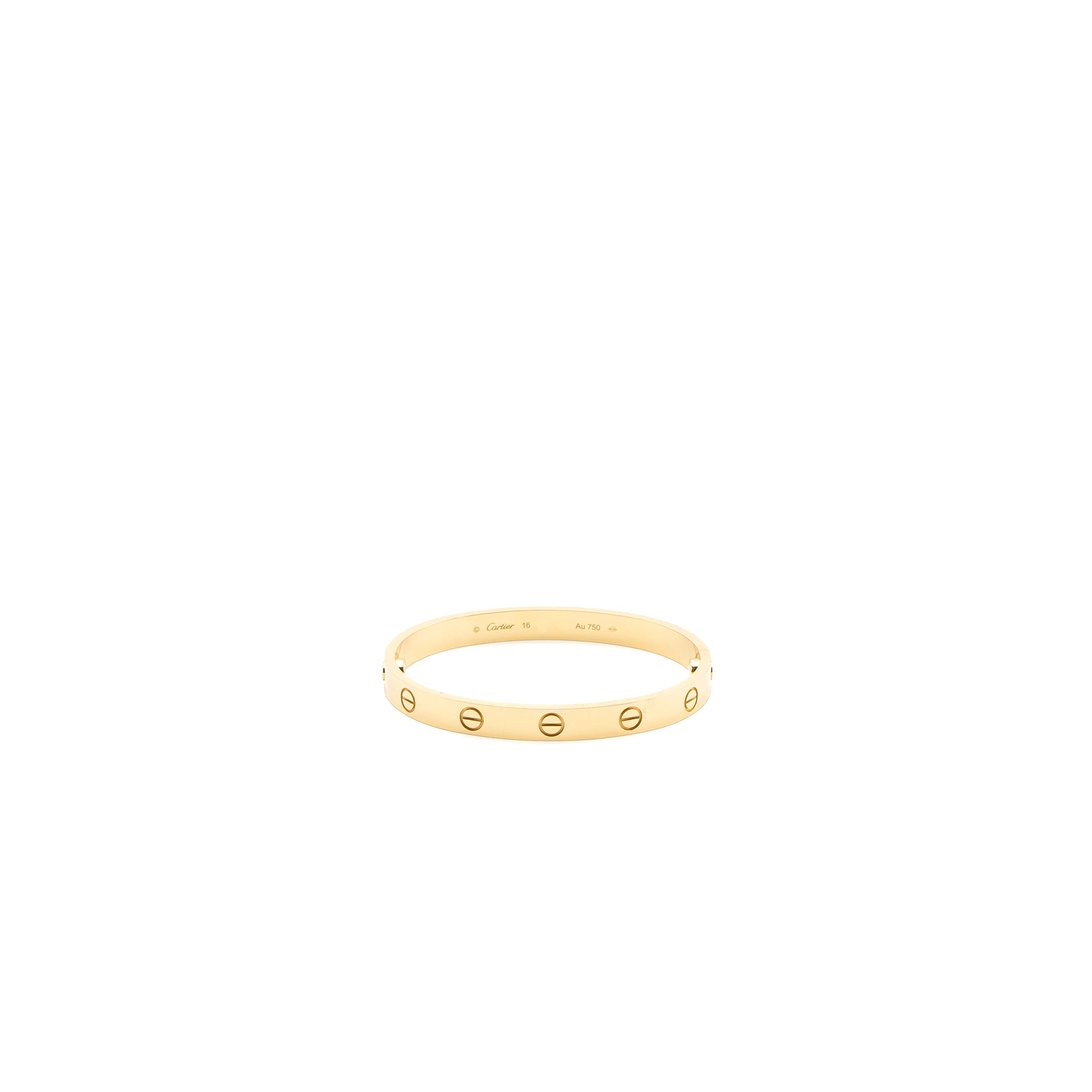 CARTIER LOVE BRACELET YELLOW GOLD