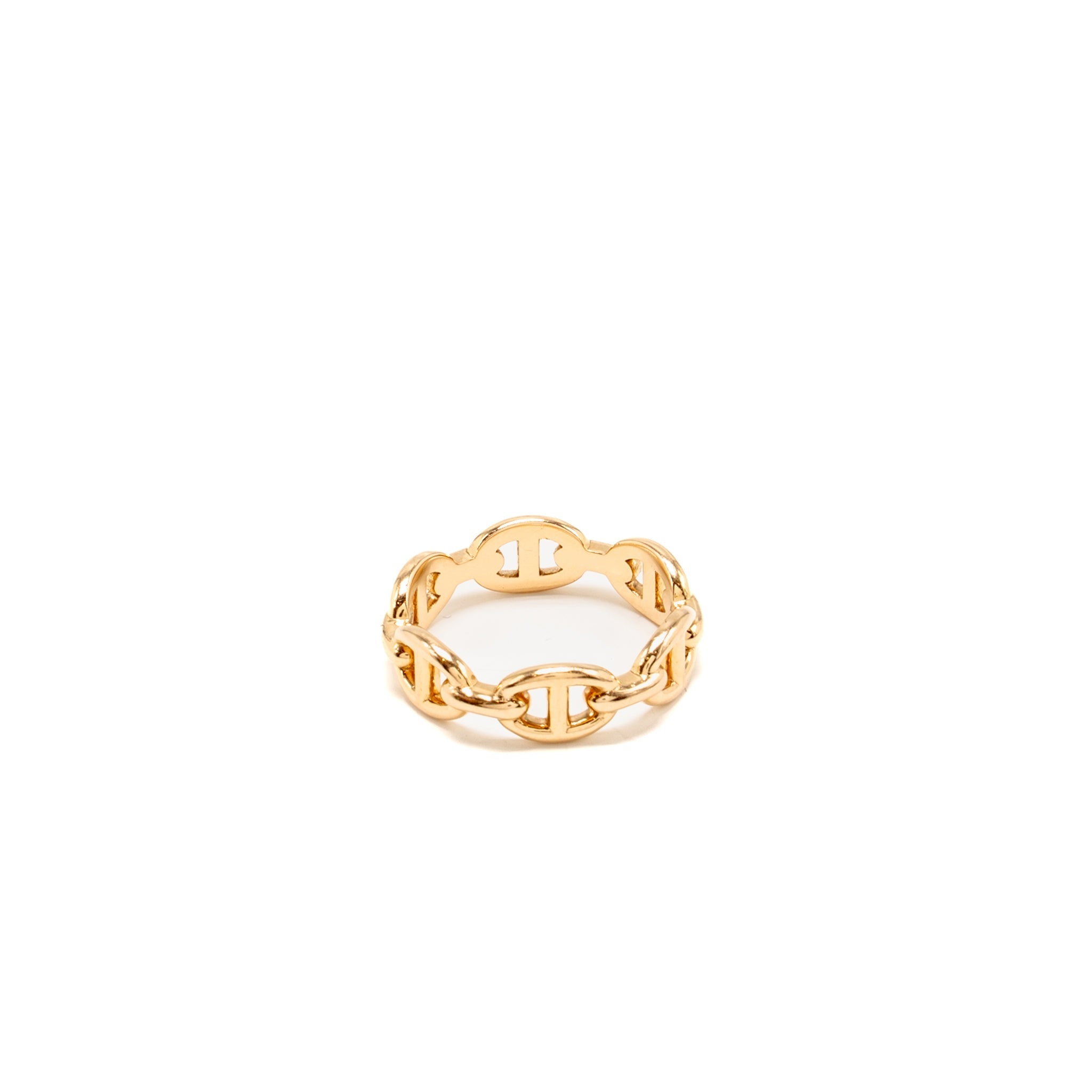 HERMES CHAINE D’ANCRE ENCHAINEE PM RING ROSE GOLD