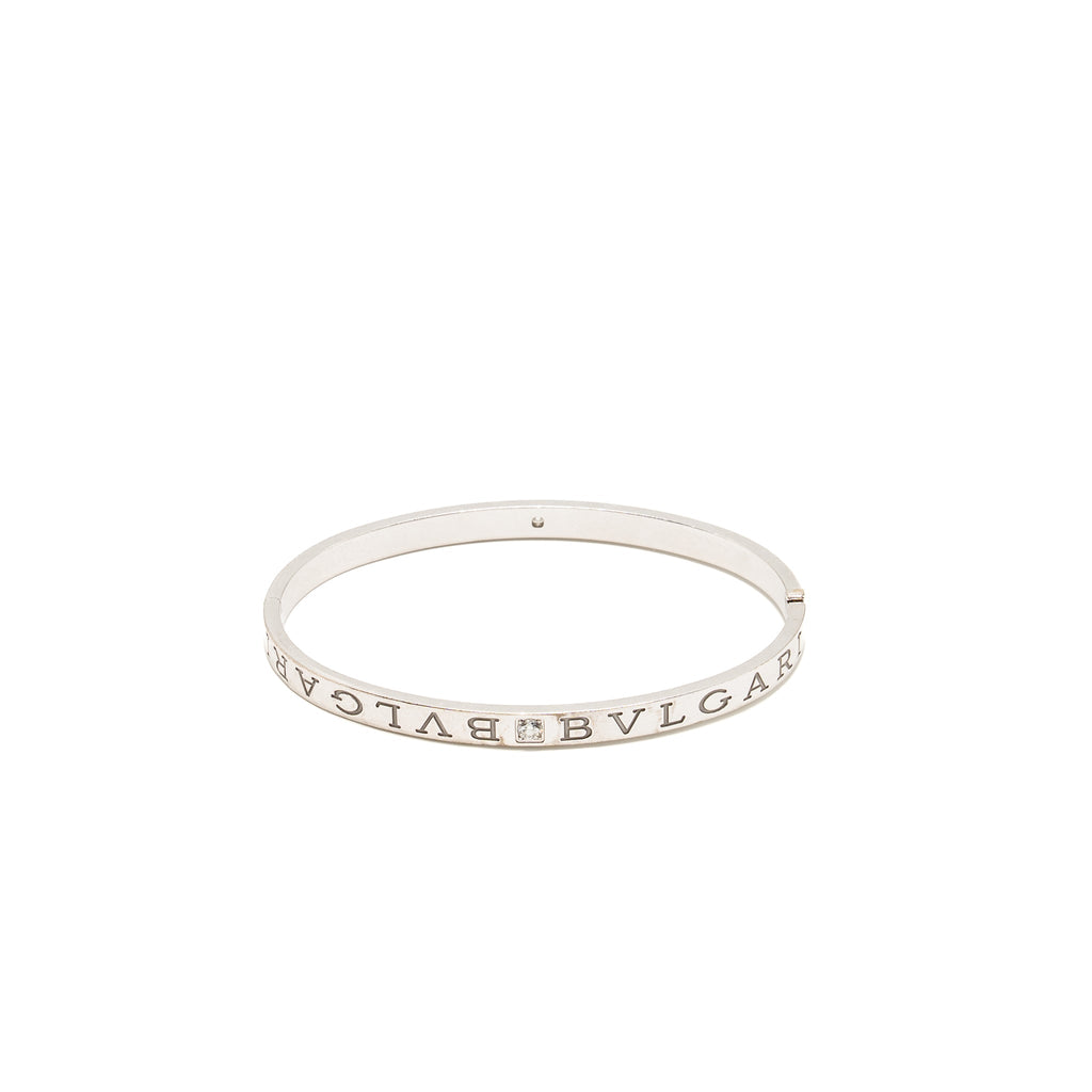 BVLGARI BRACELET BVLGARI BVLGARI ESSENTIAL WHITE GOLD WITH DIAMONDS