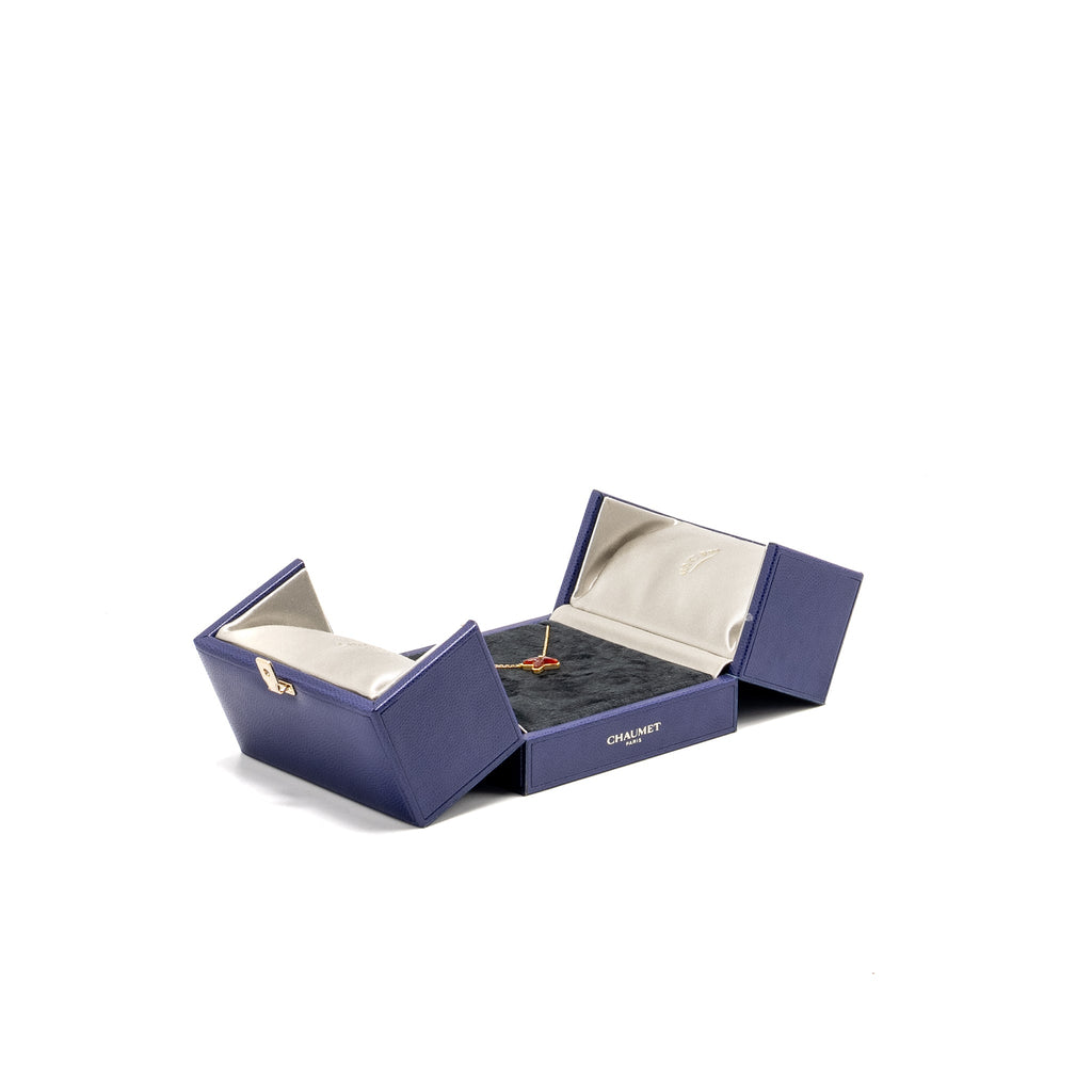 CHAUMET JEUX DE LIENS CARNELIAN PENDANT WITH DIAMOND ROSE GOLD