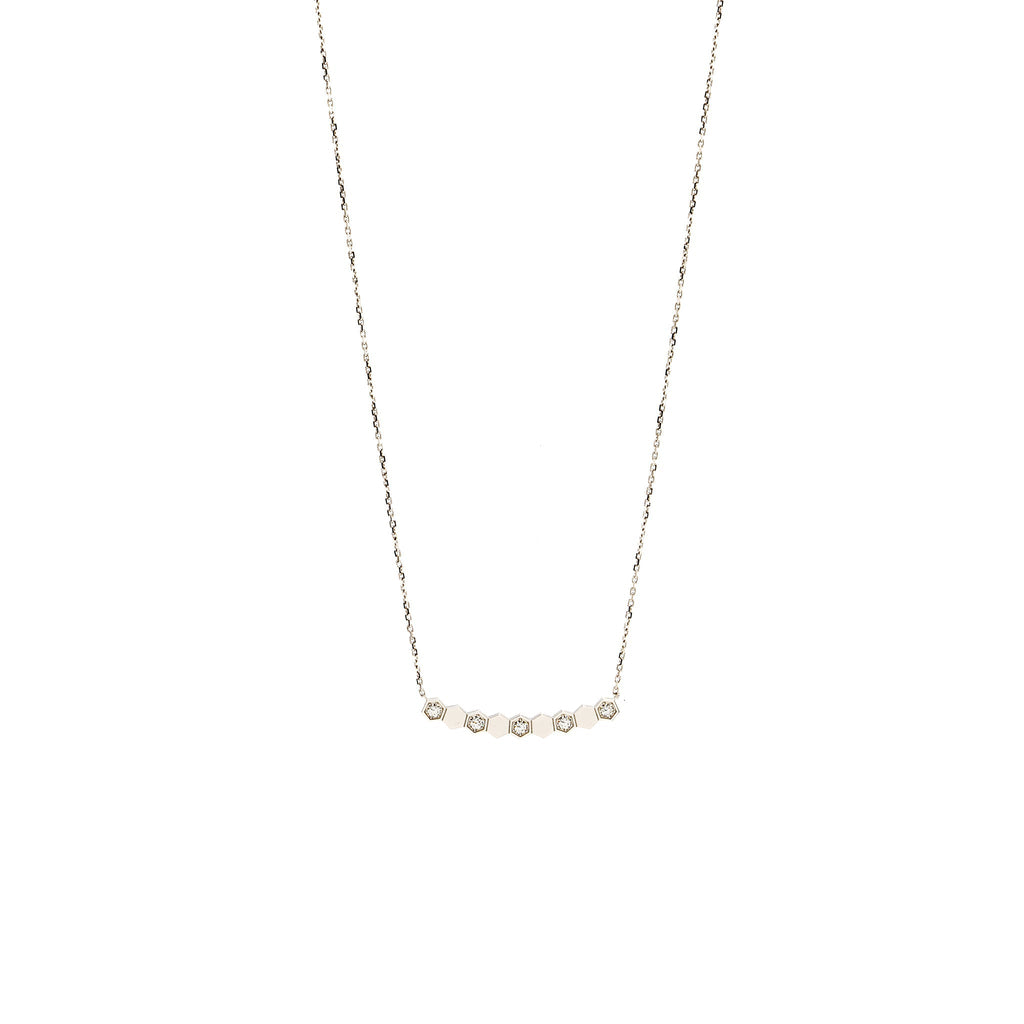 CHAUMET BEE MY LOVE PENDANT WITH 9 PATTERNS WHITE GOLD, DIAMONDS