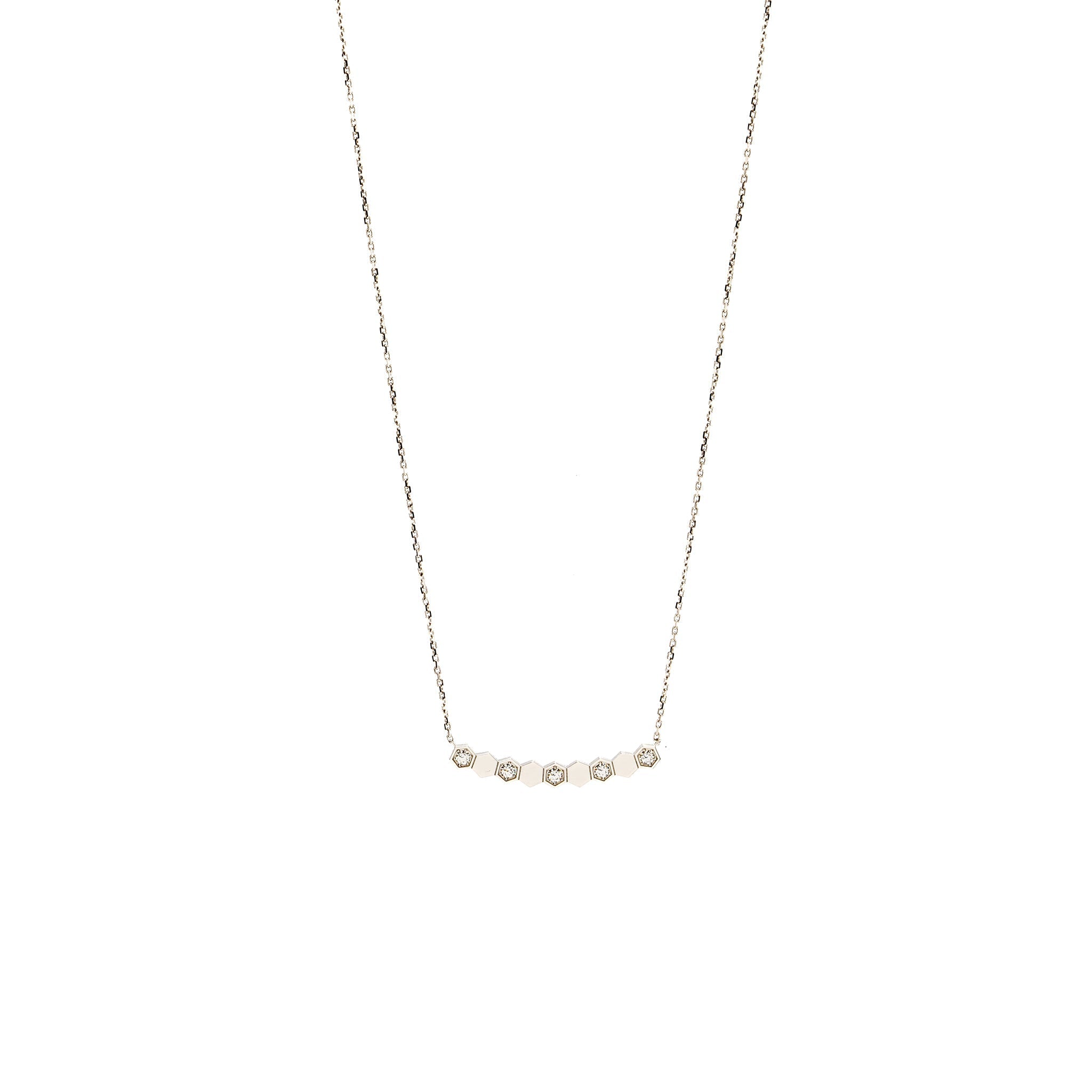 CHAUMET BEE MY LOVE PENDANT WITH 9 PATTERNS WHITE GOLD, DIAMONDS