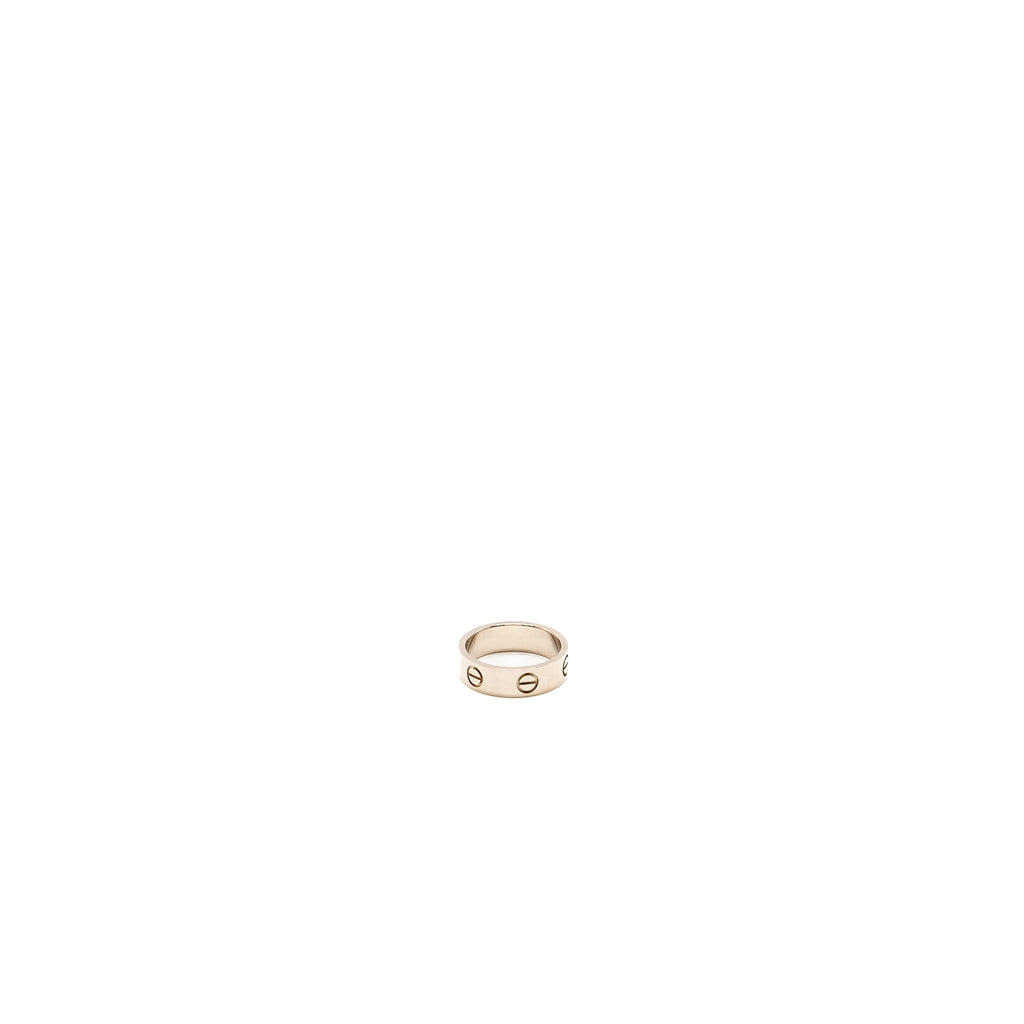 CARTIER LOVE RING WHITE GOLD
