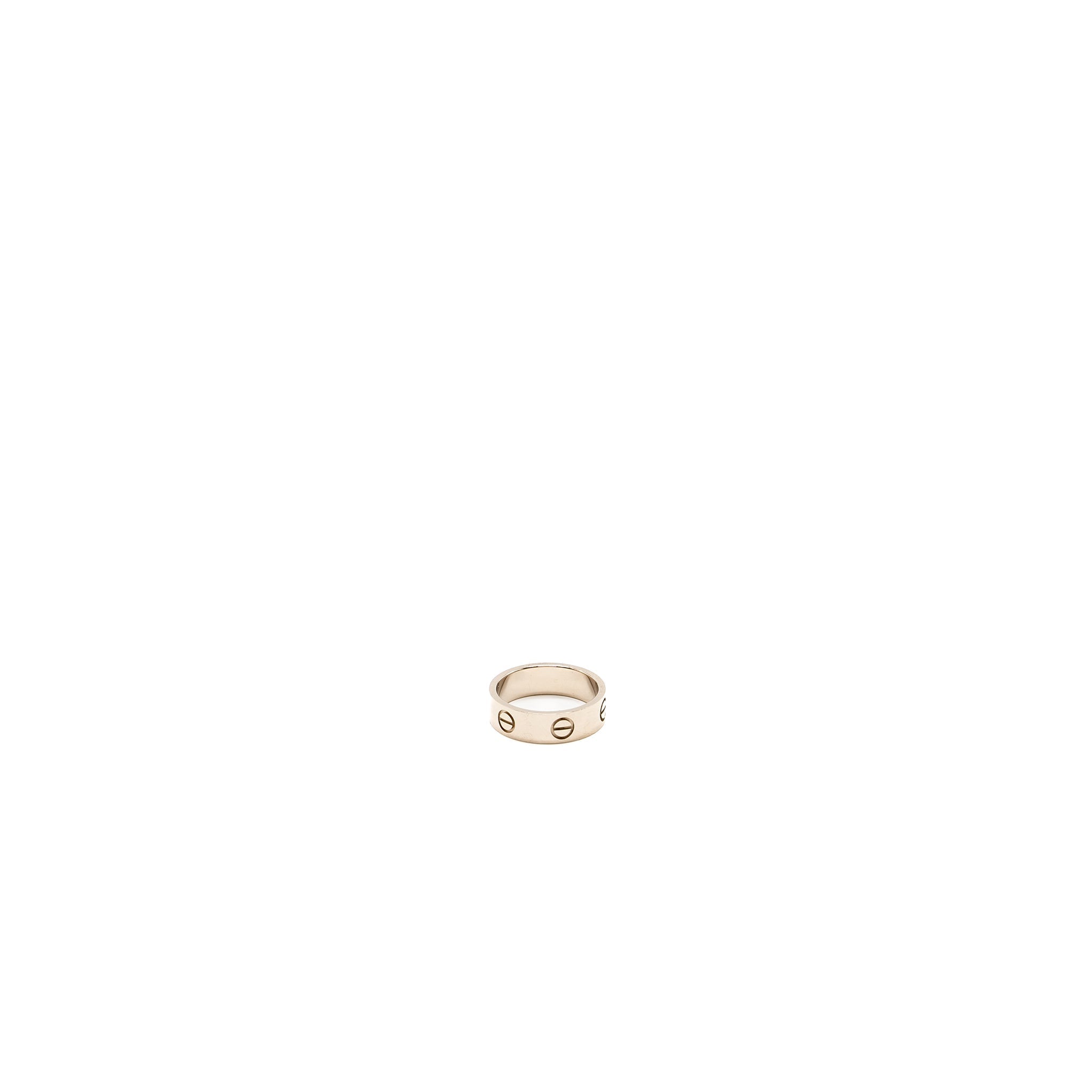 CARTIER LOVE RING WHITE GOLD