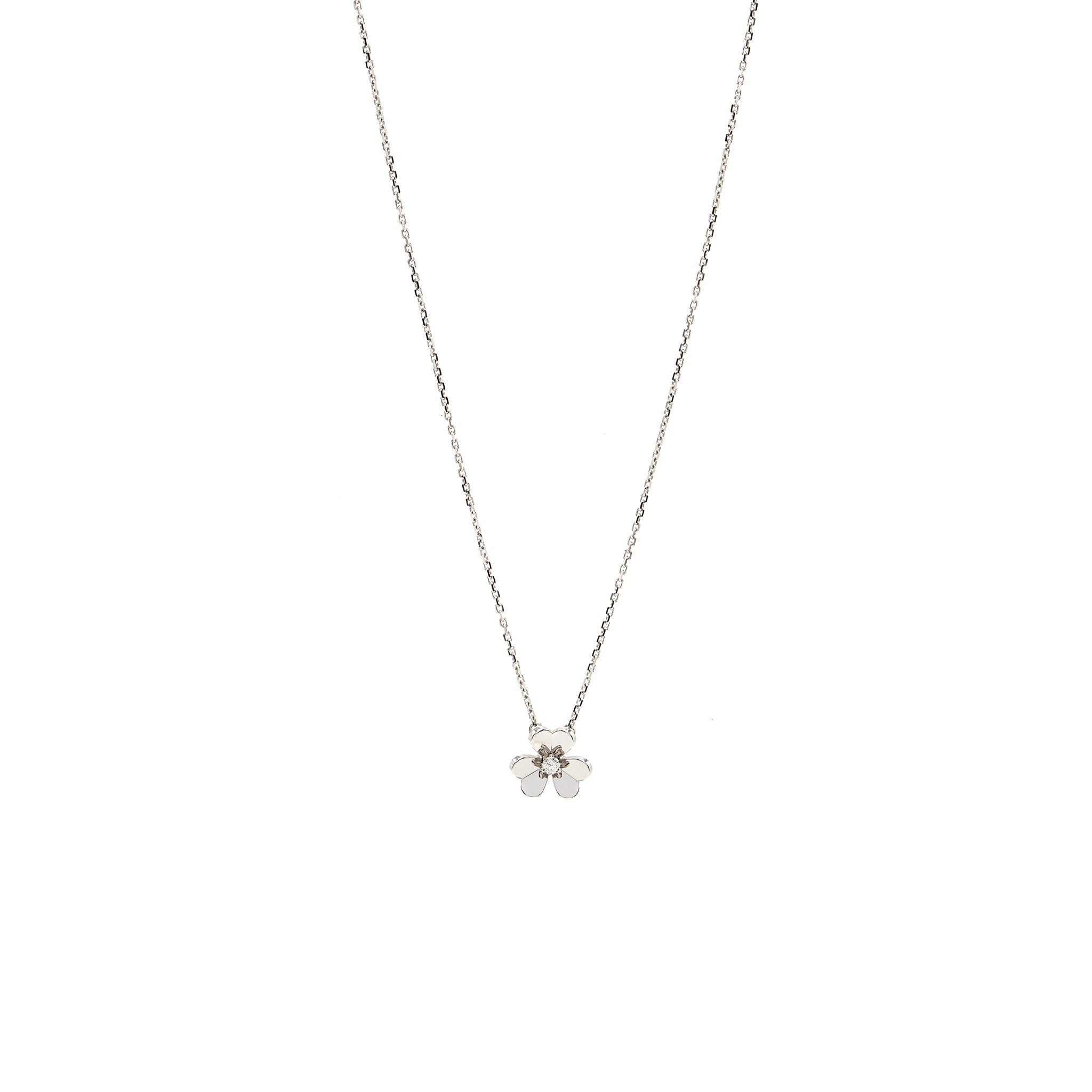 VAN CLEEF & ARPELS FRIVOLE PENDANT WHITE GOLD, DIAMOND