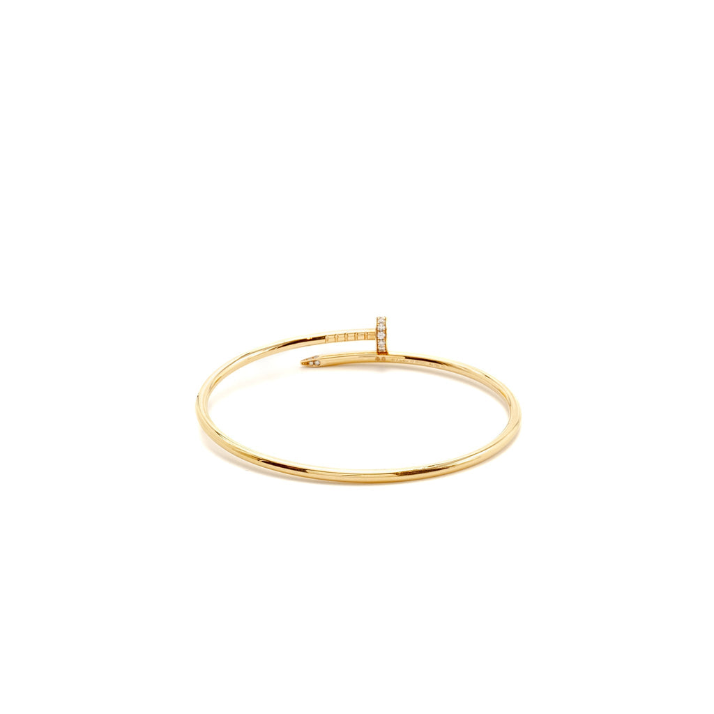 CARTIER JUSTE UN CLOU BRACELET ROSE GOLD/DIAMONDS