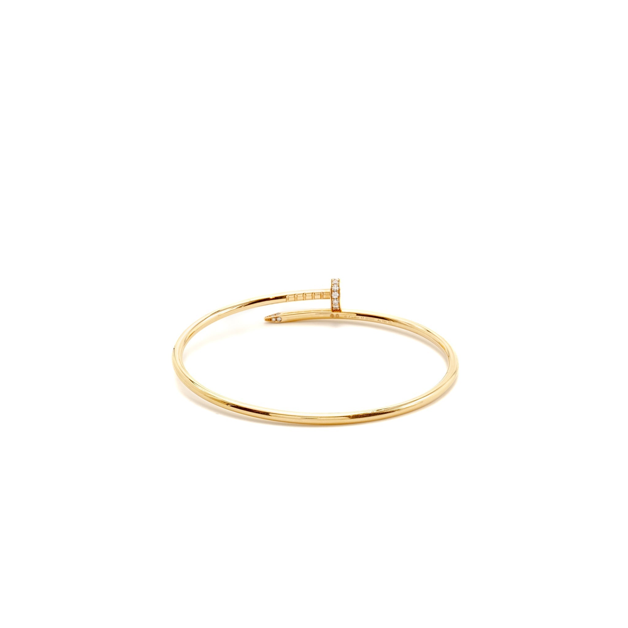 CARTIER JUSTE UN CLOU BRACELET ROSE GOLD/DIAMONDS