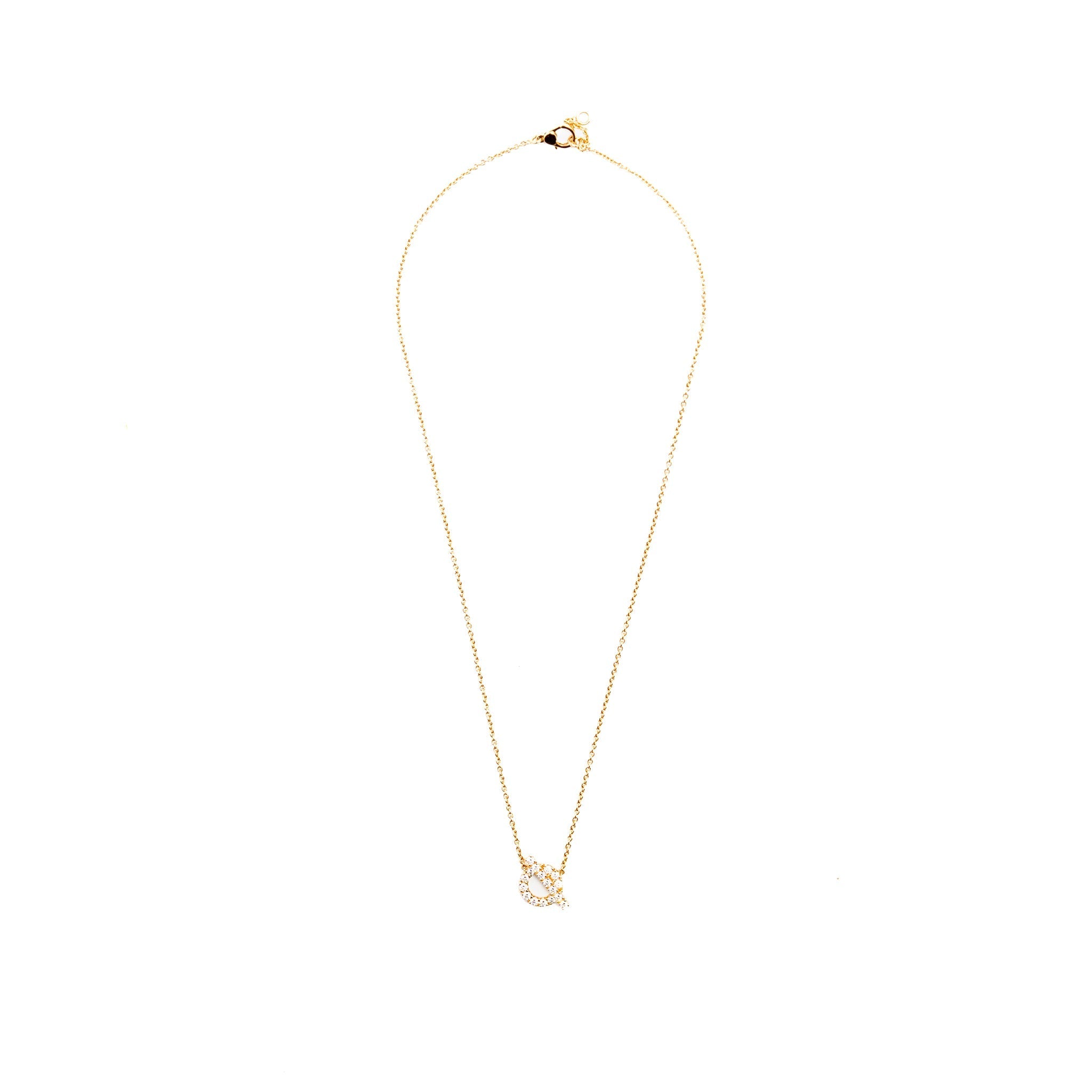 HERMES FINESSE PENDANT ROSE GOLD, DIAMONDS