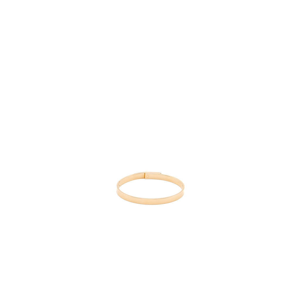 HERMES KELLY BRACELET ROSE GOLD,4 DIAMONDS
