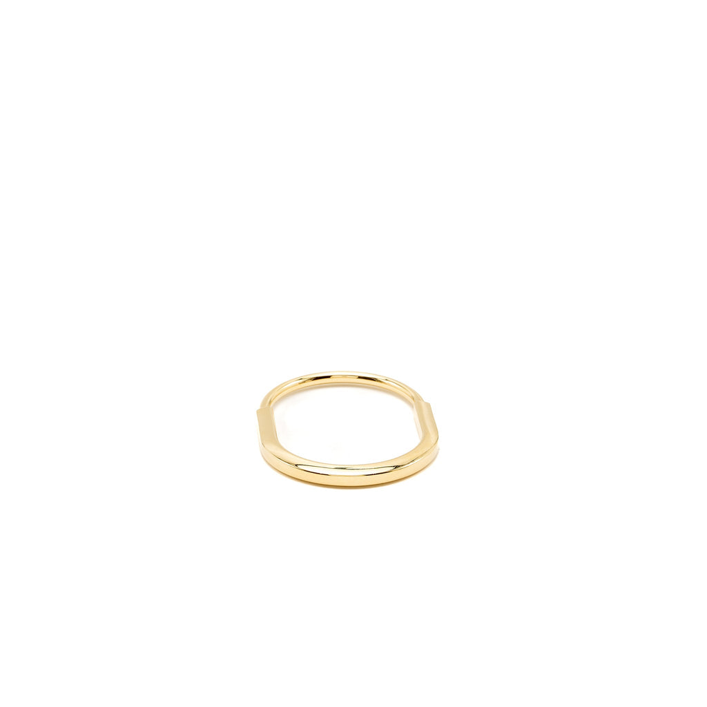TIFFANY LOCK BANGLE HIDDEN CLOSURE 18K YELLOW GOLD