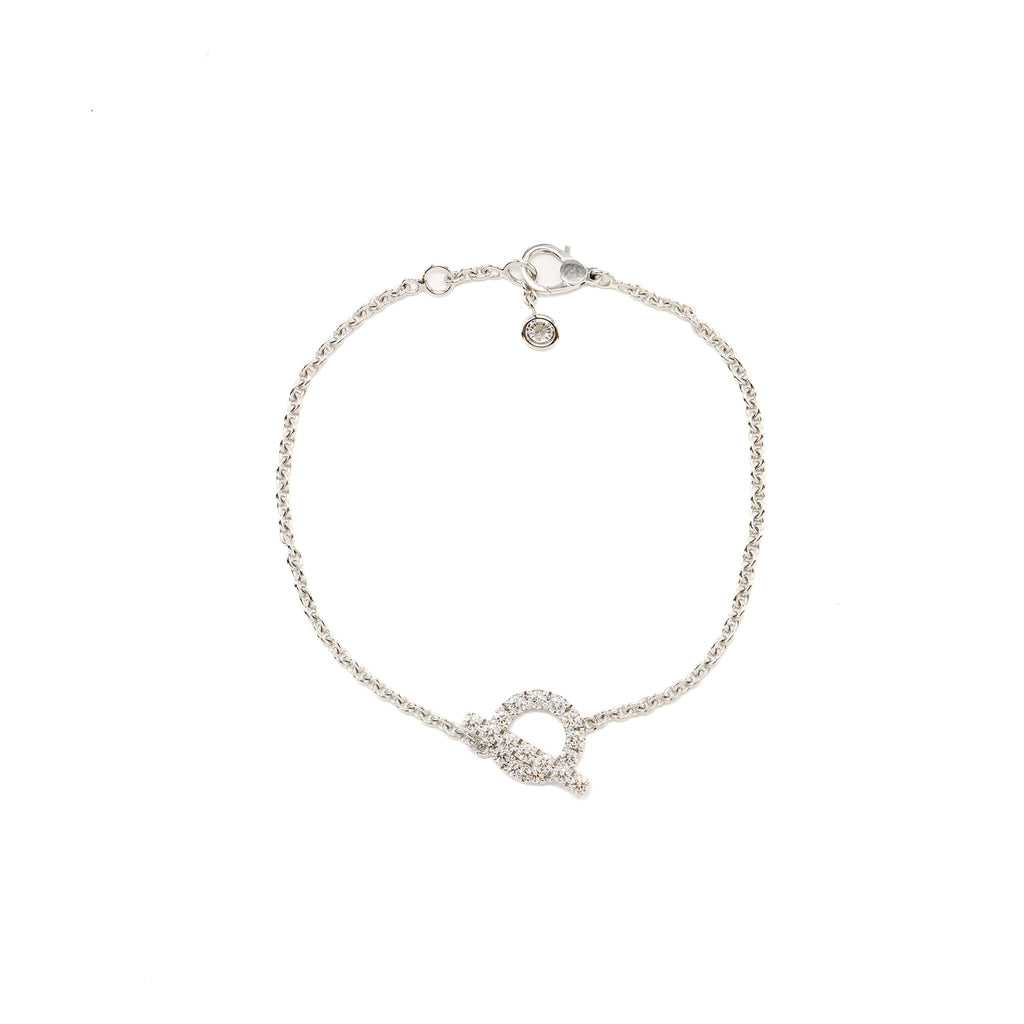 HERMES FINESSE BRACELET WHITE GOLD / DIAMONDS