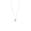 VAN CLEEF & ARPELS VINTAGE ALHAMBRA PENDANT WHITE GOLD DIAMONDS