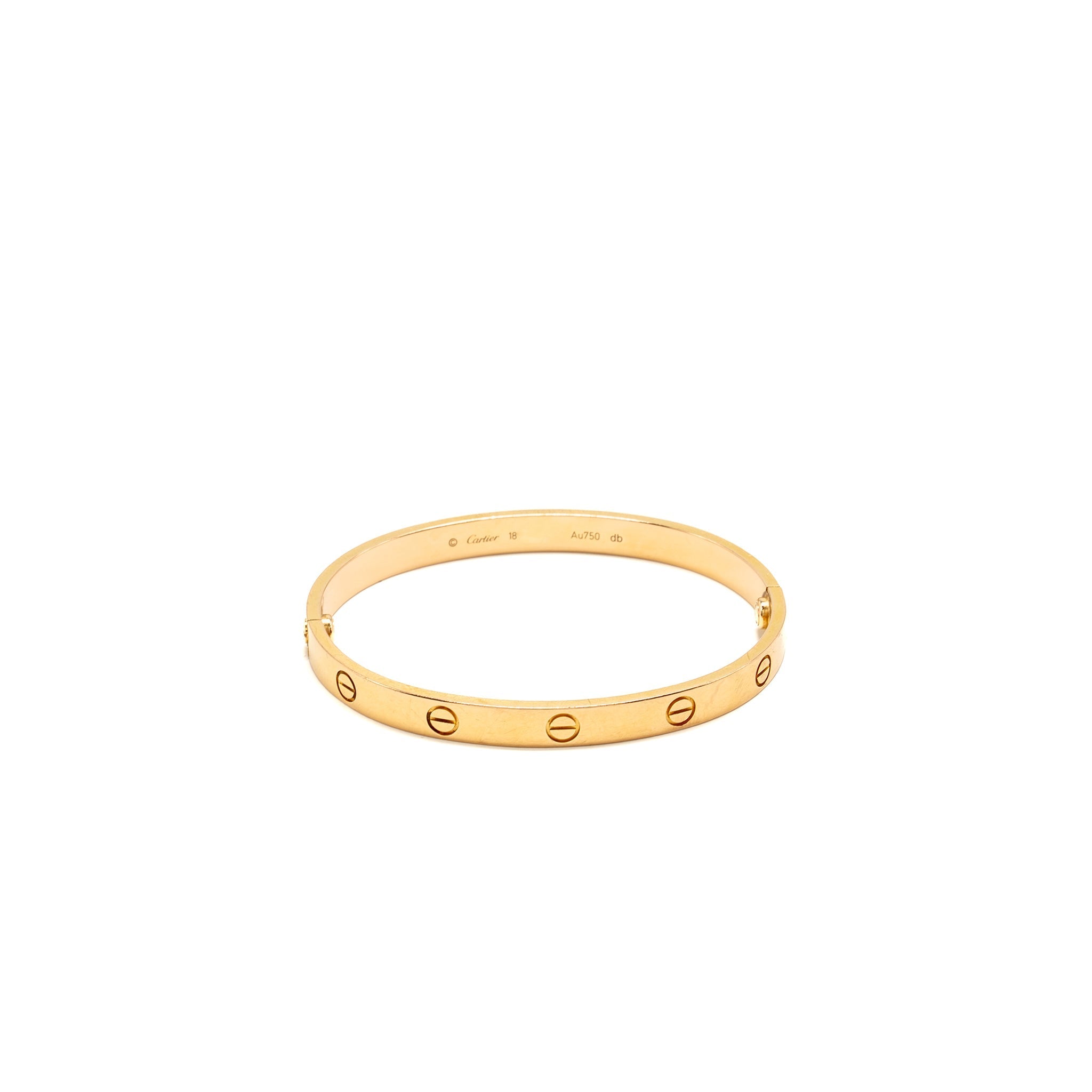 CARTIER LOVE BRACELET CLASSIC MODEL ROSE GOLD