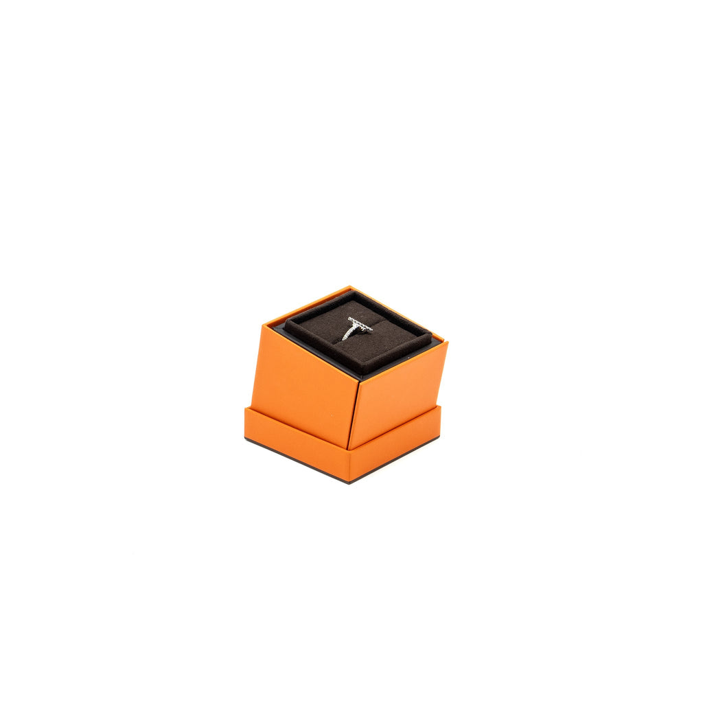 HERMES FINESSE RING WHITE GOLD/DIAMONDS